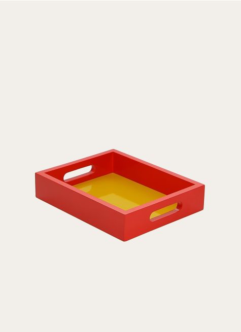 PETIT PLATEAU EN BOIS LAQUÉ