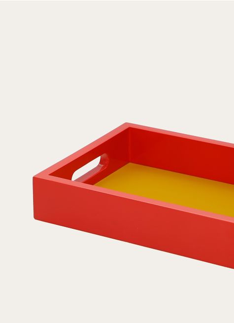 PETIT PLATEAU EN BOIS LAQUÉ