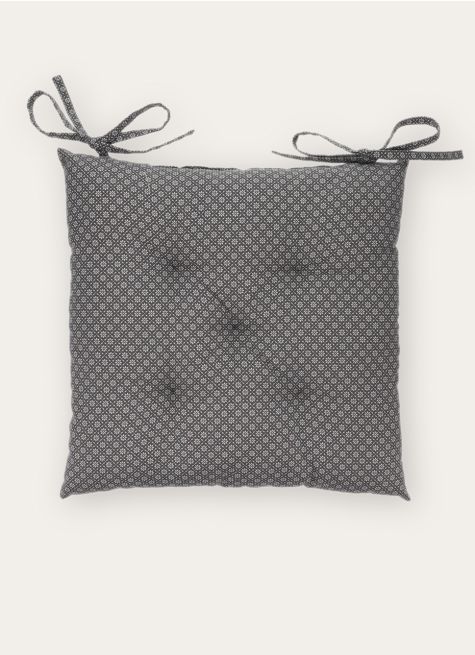DESSUS DE CHAISE EN COTON IMPRIMÉ