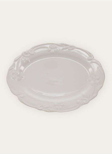 PLAT DE SERVICE OVALE EN PORCELAINE ROYAL