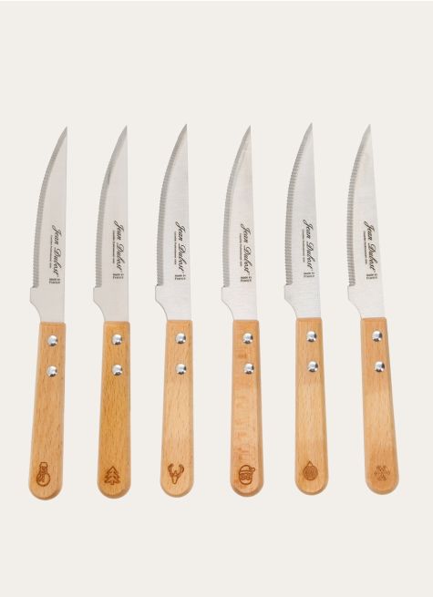 LOT DE 6 COUTEAUX GRILL - UN NOËL À LA FRANÇAISE
