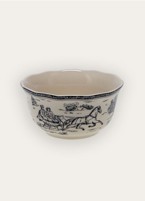 COUPELLE EN GRÈS MOTIF HIVERNAL SYLVAINE