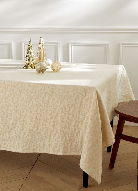 NAPPE JACQUARD BRILLANT EN COTON