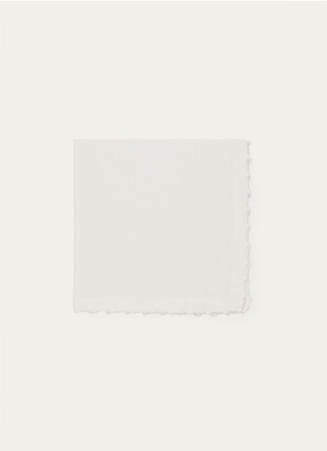 LOT DE 2 SERVIETTES DE TABLE EN CHAMBRAY