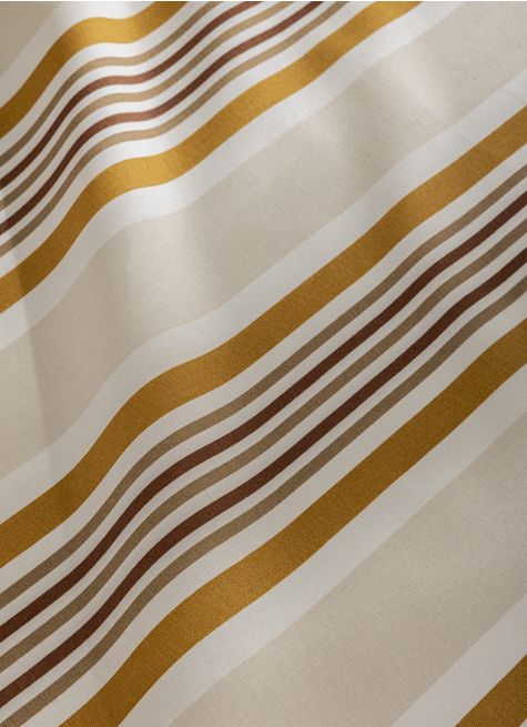 NAPPE EN TOILE DE COTON ENDUITE RAYURE MULTICOLORE