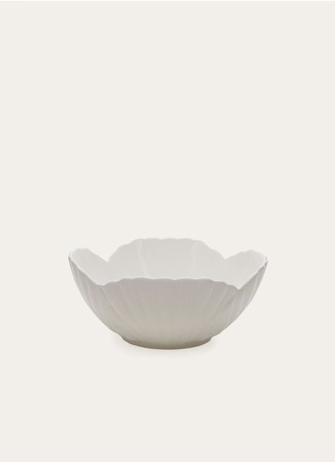 PLAT EN PORCELAINE DÉCOR BORD DE MER
