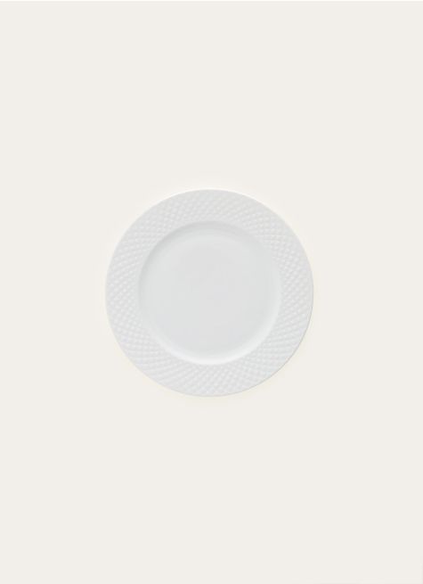 ASSIETTE À DESSERT EN PORCELAINE EMBOSS