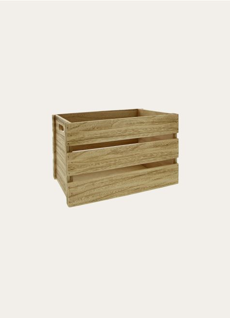 CAGETTE EN BOIS AVEC POIGNÉES PETIT FORMAT