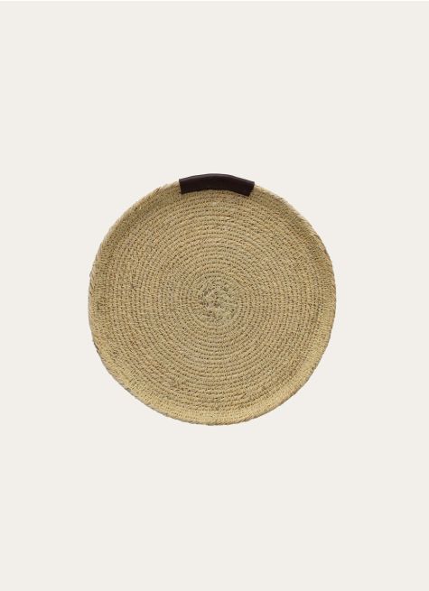 COUPELLE RONDE EN FIBRES NATURELLES MOYEN FORMAT