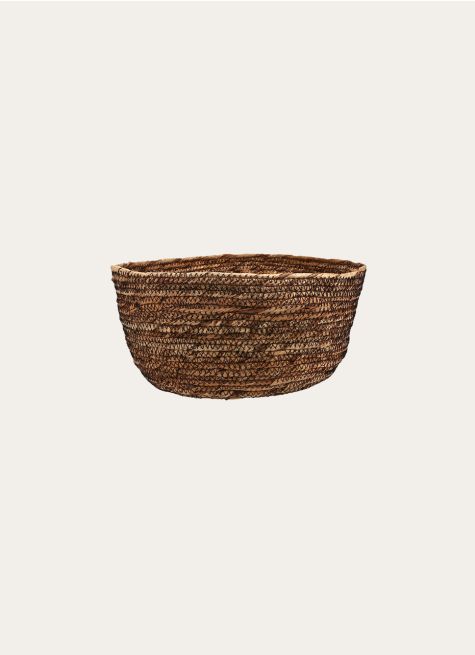 PETITE CORBEILLE EN JUTE ET JONC DE MER
