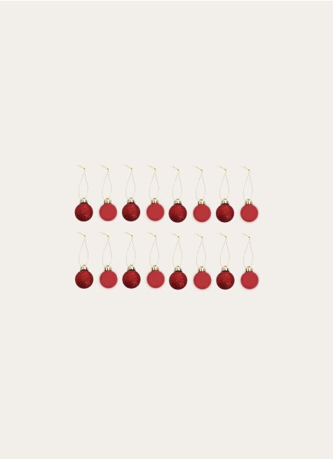 14 MINI BOULES DE NOËL 