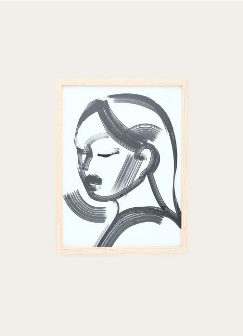 IMAGE ENCADRÉE PORTRAIT DE FEMME