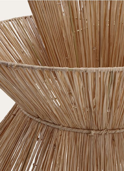 GRANDE SUSPENSION LUMINAIRE EN RAFIA