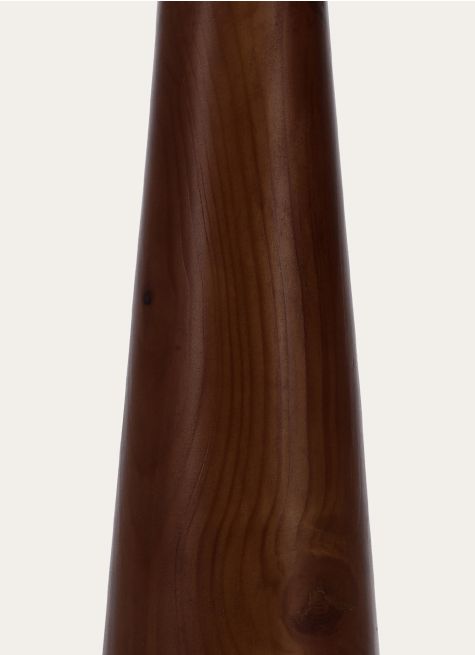 PIED DE LAMPE  EN BOIS FORME CONIQUE