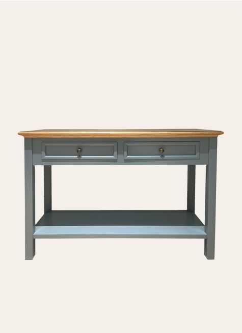 CONSOLE AVEC 2 TIROIRS ET 1 ÉTAGÈRE
