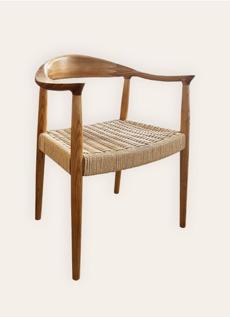 FAUTEUIL SCANDINAVE EN BOIS DE FRÊNE