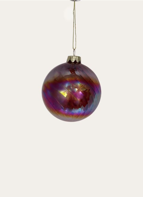 BOULE AVEC REFLETS COLORÉS
