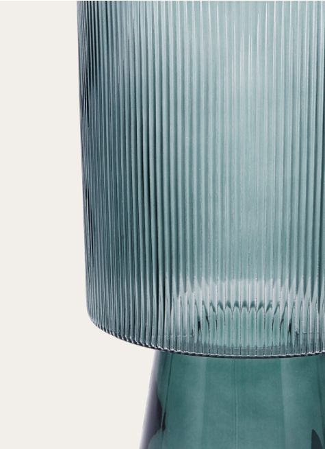 VASE EN VERRE STRIÉ EFFY