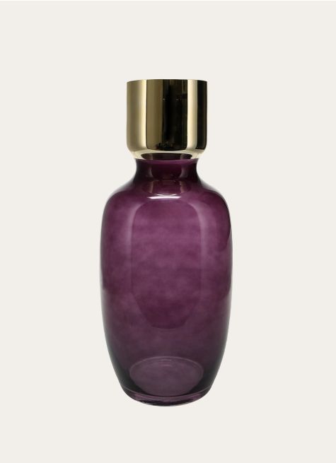 VASE COLORÉ DORÉ