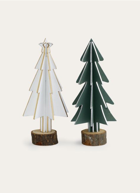 MINI SAPIN EN BOIS (COLORIS ALÉATOIRE)