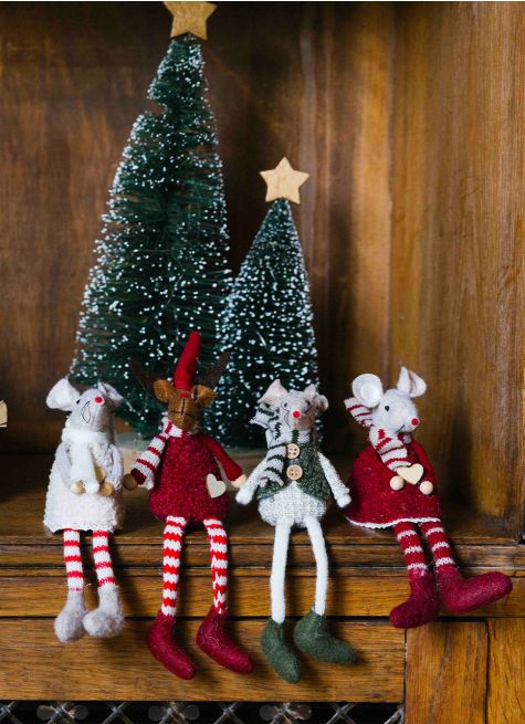 ENSEMBLE DE 2 SAPINS LUMINEUX SUR SOCLE