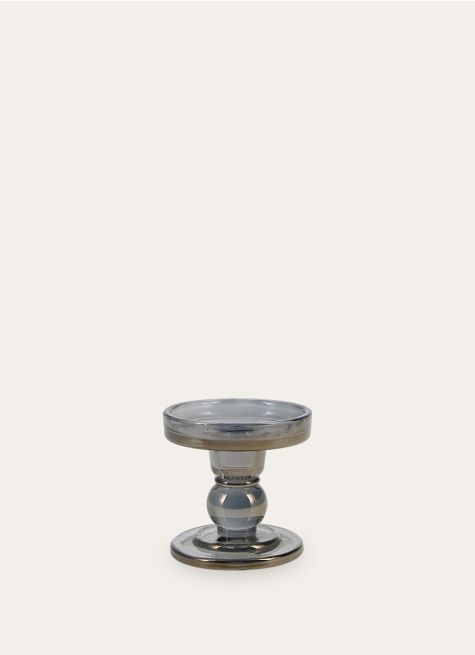 BOUGEOIR EN VERRE TRANSPARENT 