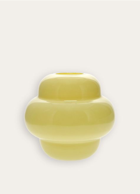 VASE EN VERRE COLORÉ SOUFFLÉ À LA BOUCHE