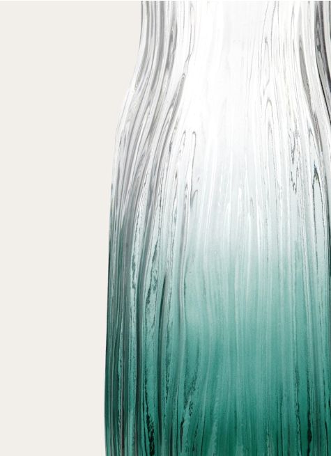 VASE EN VERRE DÉGRADÉ SOUFFLÉ