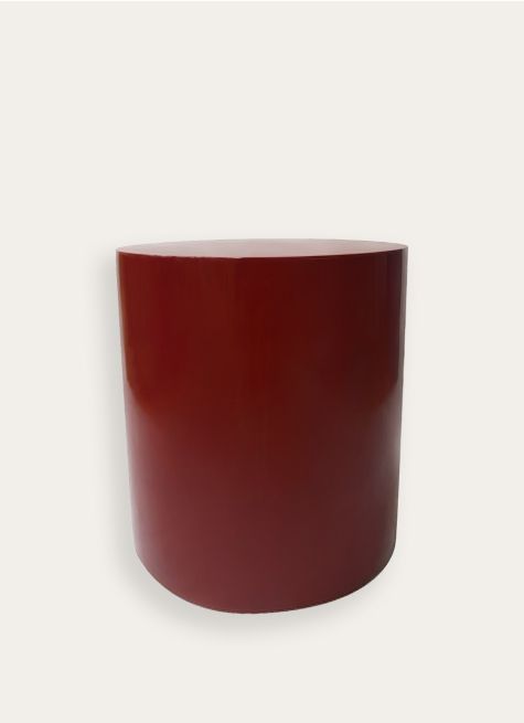 TABLE D’APPOINT RONDE EN MAGNÉSIE PETIT FORMAT