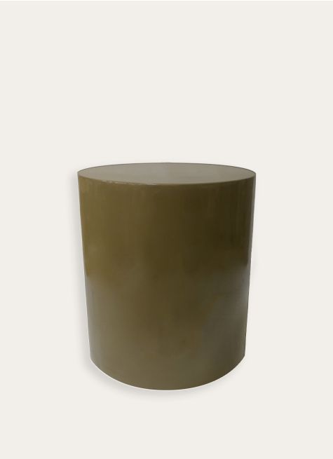 TABLE D’APPOINT RONDE EN MAGNÉSIE GRAND FORMAT