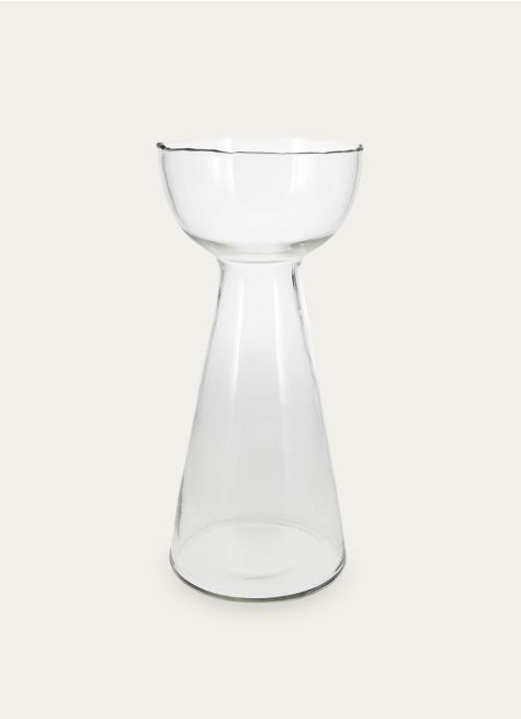 VASE EN VERRE FORME COUPE