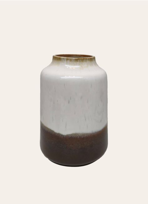 VASE EN CÉRAMIQUE ÉMAILLÉE