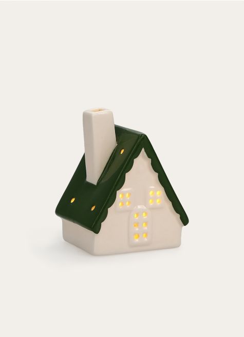 PETITE MAISON LUMINEUSE EN PORCELAINE