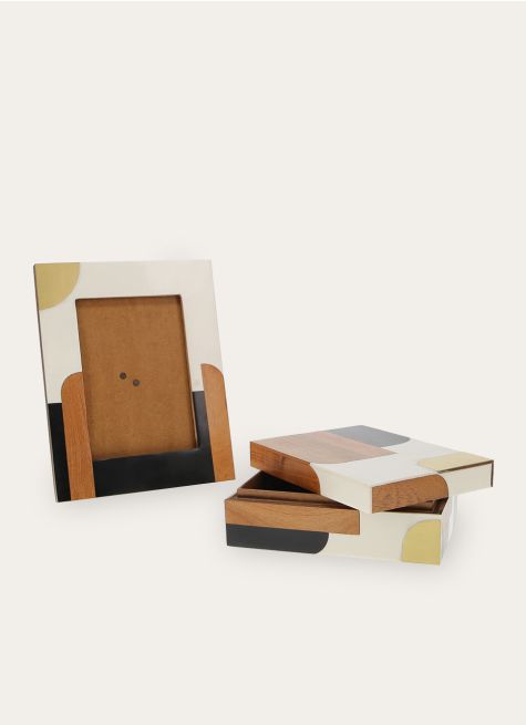 CADRE À POSER STYLE MARQUETERIE
