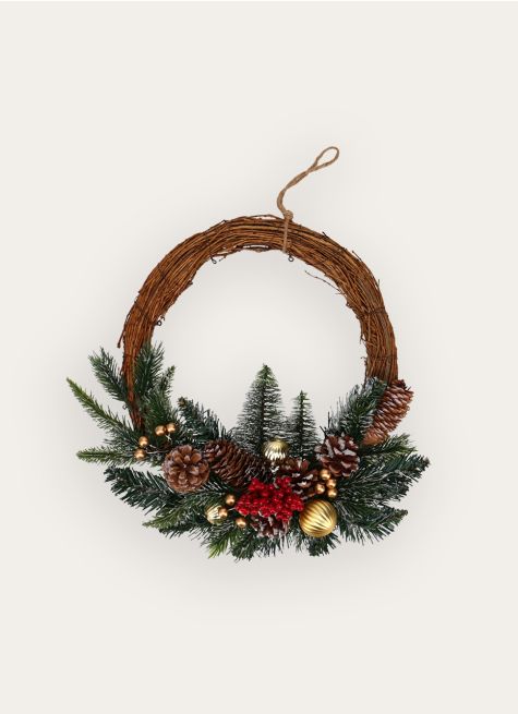 DEMIE COURONNE DE NOËL