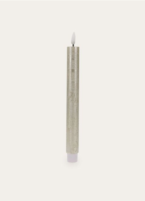 SET DE 2 BOUGIES FLAMBEAU LED EN CIRE