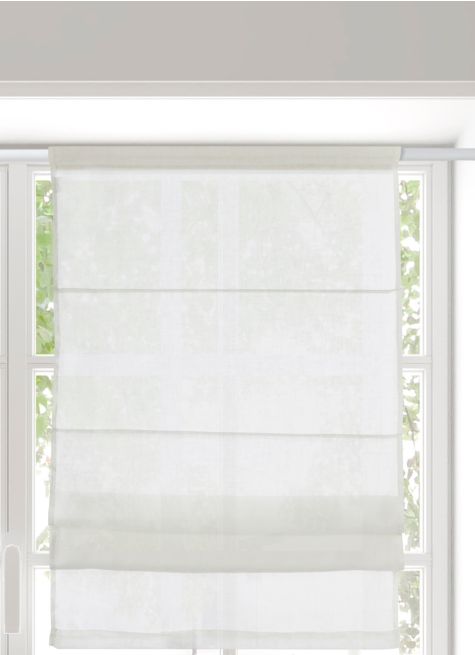 STORE BATEAU EN VOILE DE LIN 60 X180 CM