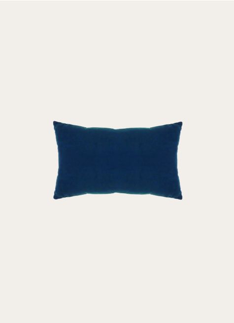 HOUSSE DE COUSSIN EN VELOURS AVEC DOS CHAMBRAY
