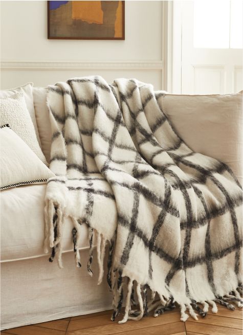 HOUSSE DE COUSSIN RECTANGULAIRE EN LIN