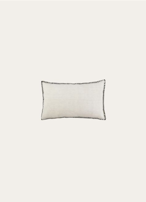 HOUSSE DE COUSSIN RECTANGULAIRE EN LIN