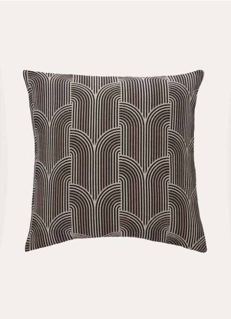 COUSSIN JACQUARD EN VELOURS CHENILLE