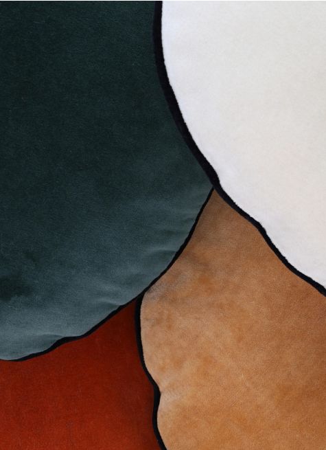 COUSSIN ROND EN VELOURS
