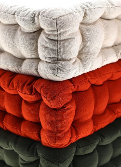 COUSSIN DE SOL EN COTON GRAND FORMAT