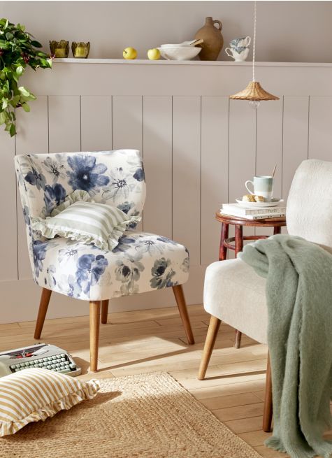 COUSSIN À RAYURES EN MATIÈRE TEXTURÉE
