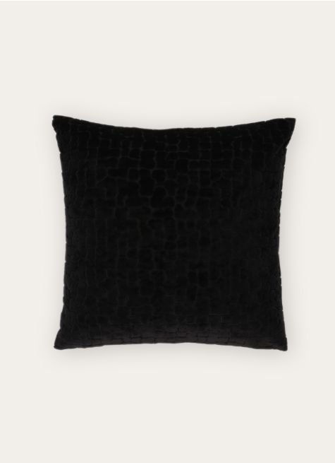 HOUSSE DE COUSSIN VELOURS MOTIFS JACQUARD