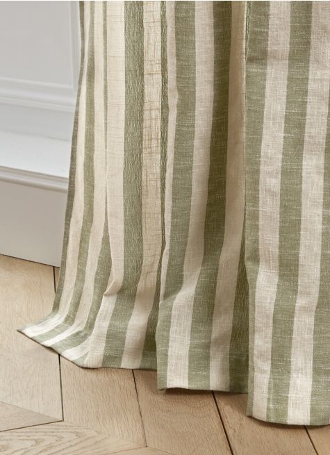 RIDEAU À LARGES RAYURES SUR FOND TEXTURÉ JUMBO