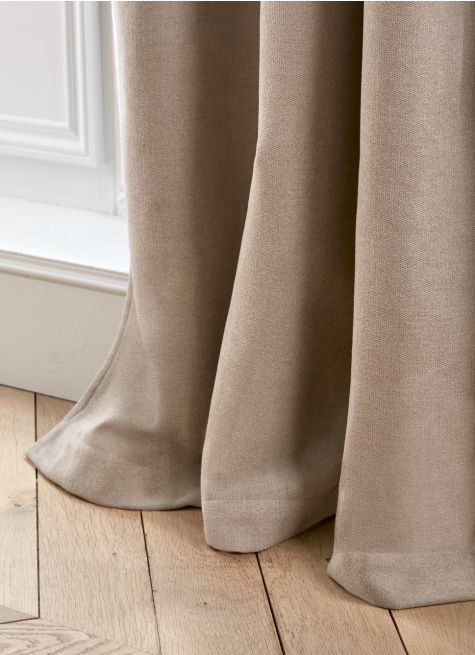 RIDEAU THERMIQUE UNI EFFET VELOURS MAT GROELAND