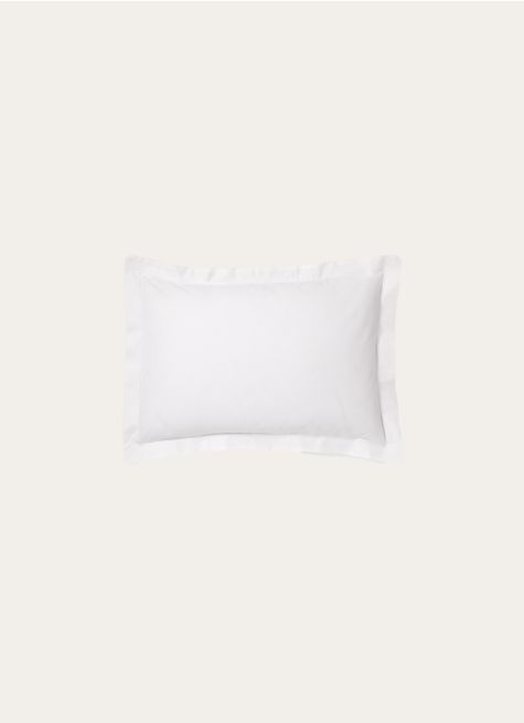 TAIE D'OREILLER UNIE EN COTON