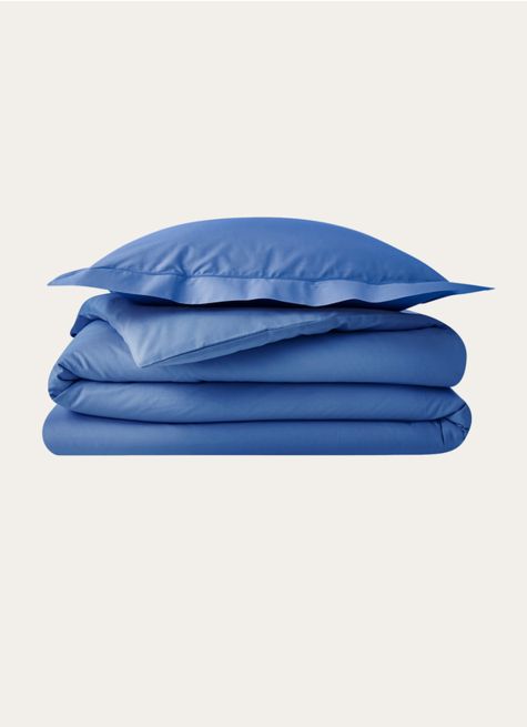HOUSSE DE COUETTE UNIE EN COTON