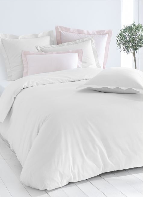 HOUSSE DE COUETTE UNIE EN COTON